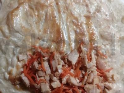 Šašlykas su vištiena ir Pekino kopūstu Žingsnis 6