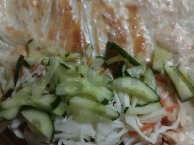 Šašlykas su vištiena ir Pekino kopūstu Žingsnis 8