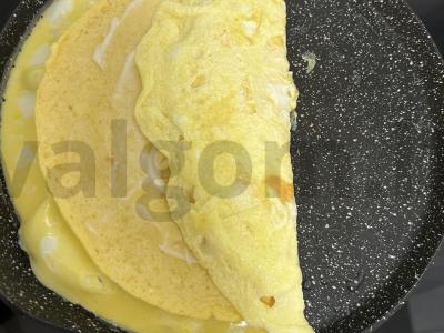 Greitas tortilijų pusryčių receptas per 10 minučių Žingsnis 9