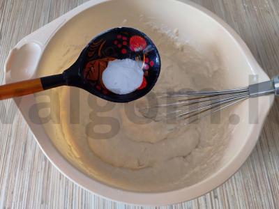 Purūs vaniliniai blynai ant kefyro Žingsnis 6