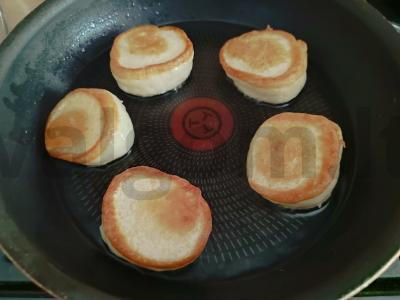 Purūs vaniliniai blynai ant kefyro Žingsnis 8