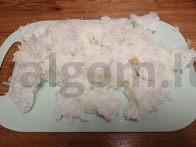 Koralo grybas pagal korėjietiškai Žingsnis 2