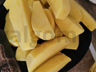 Keptas kiaulienos steikas su bulvėmis Žingsnis 2