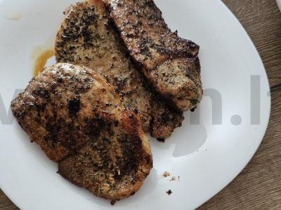 Keptas kiaulienos steikas su bulvėmis Žingsnis 7