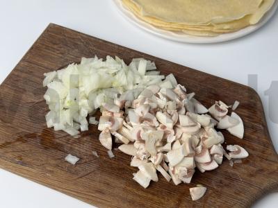 Ryžių miltų blynai su vištiena Žingsnis 4