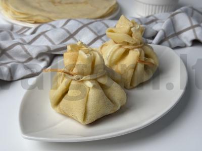 Ryžių miltų blynai su vištiena pagrindine nuotrauka