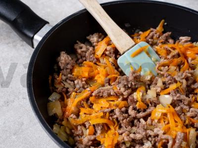 Lasagna su paruoštais lapais Žingsnis 6