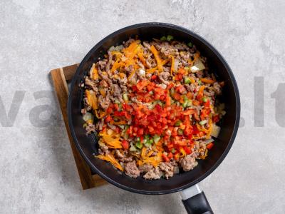 Lasagna su paruoštais lapais Žingsnis 7