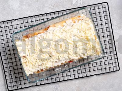 Lasagna su paruoštais lapais Žingsnis 17