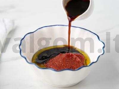 Kepti baklažanai ant anglių Žingsnis 2