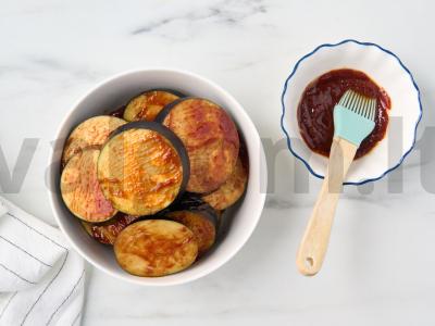 Kepti baklažanai ant anglių Žingsnis 3