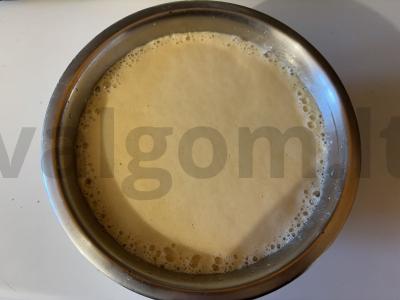 Kepiniai su mielėmis ir sotia įdaru Žingsnis 10