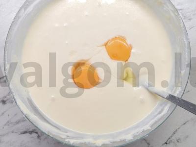 Kefyro apkepas-čizkeikas per 90 minučių Žingsnis 4