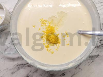 Kefyro apkepas-čizkeikas per 90 minučių Žingsnis 7