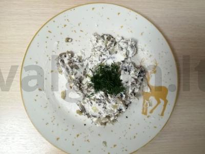 Grybų užtepas su varškės sūriu Žingsnis 7