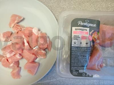 Šampinjonų troškinys su kiauliena Žingsnis 3