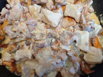 Šampinjonų troškinys su kiauliena Žingsnis 7