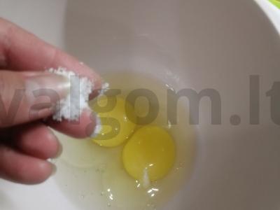 Tortas „Širdis“ Žingsnis 1