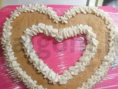 Tortas „Širdis“ Žingsnis 10