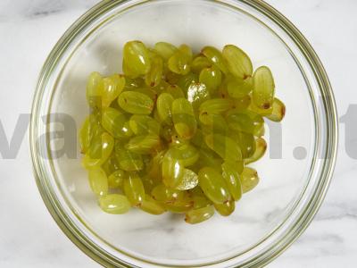 Salotas su sūriu ir vynuogėmis Žingsnis 2