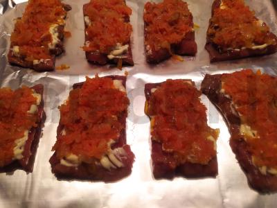 Lašiša po daržovių šydu vakarienei Žingsnis 4