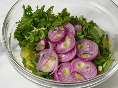 Salotas su sūriu ir vynuogėmis Žingsnis 7