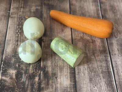 Grietinėlės sriuba su upėtakiu ir jūros midijomis Žingsnis 2