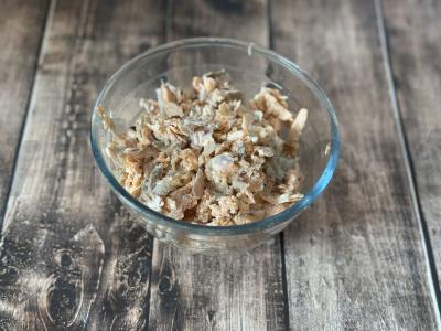 Grietinėlės sriuba su upėtakiu ir jūros midijomis Žingsnis 3