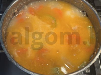 Grietinėlės sriuba su upėtakiu ir jūros midijomis Žingsnis 7