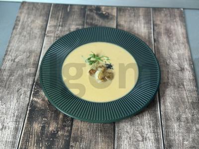 Grietinėlės sriuba su upėtakiu ir jūros midijomis Žingsnis 10