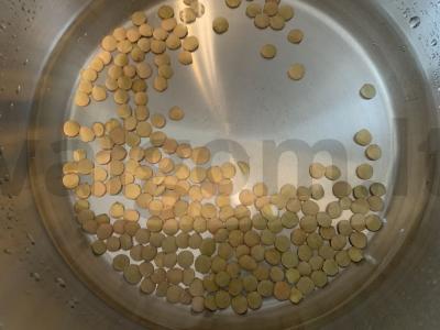 Žalioji lęša su sūriu Žingsnis 1