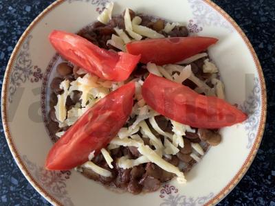 Žalioji lęša su sūriu pagrindine nuotrauka