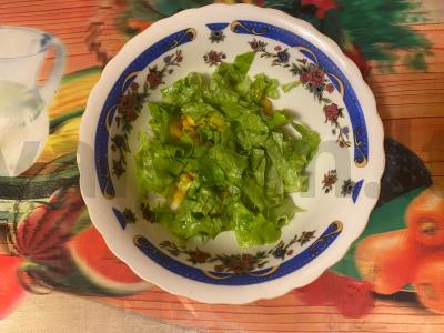 Salotas „Arženovskis“ su jautiena ir kukurūza Žingsnis 2