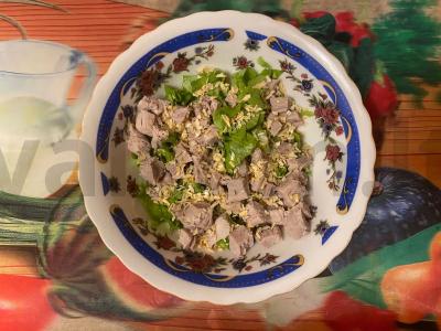 Salotas „Arženovskis“ su jautiena ir kukurūza Žingsnis 7