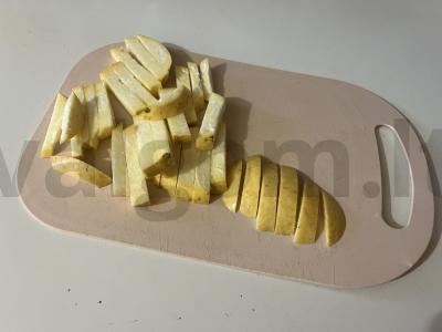 Kepta ridikėliai grietinės padaže kaip garnyras Žingsnis 3