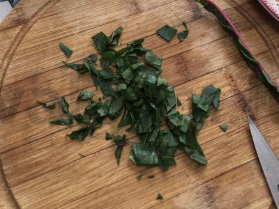 Salotos su tofu ir žolelėmis Žingsnis 7