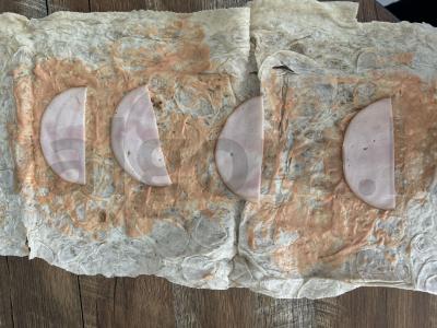 Vištienos ritinys su sūriu ir pomidoru lavaše Žingsnis 2