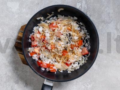 Aromatinga vištiena su ryžiais Žingsnis 4