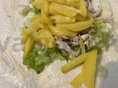 Vištienos burumas ploname lavaše Žingsnis 4