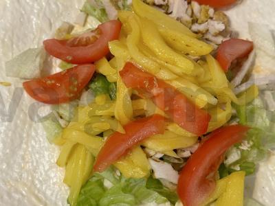 Vištienos burumas ploname lavaše Žingsnis 5