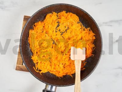 Raudonoji pupelė pomidorų padaže Žingsnis 3