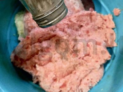 Bulguras su meatballs Žingsnis 2