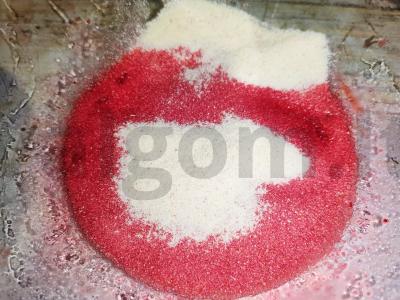 Varškės apkepas su džiovintais vaisiais ir šaldytomis uogomis Žingsnis 3