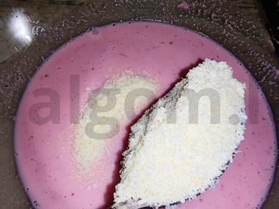 Varškės apkepas su džiovintais vaisiais ir šaldytomis uogomis Žingsnis 6