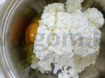 Varškės desertas su vaniliniu cukrumi Žingsnis 1