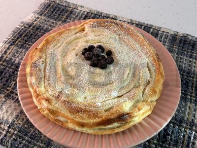 Sluoksniuota varškė pagrindine nuotrauka