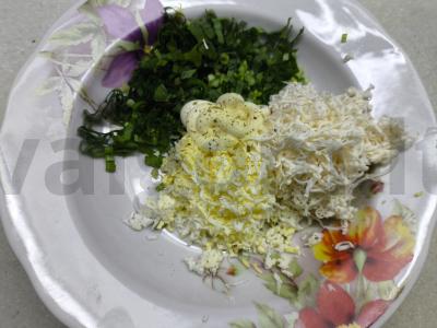 Rulėtai iš karbonaido su česnakine žolele Žingsnis 3