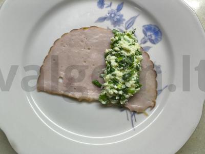 Rulėtai iš karbonaido su česnakine žolele Žingsnis 4