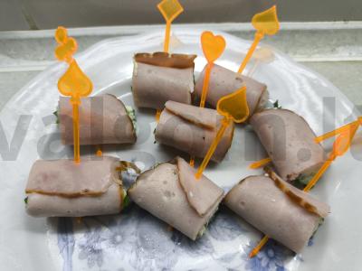 Rulėtai iš karbonaido su česnakine žolele Žingsnis 5