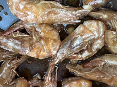 Krevetės sojų padaže pagrindine nuotrauka